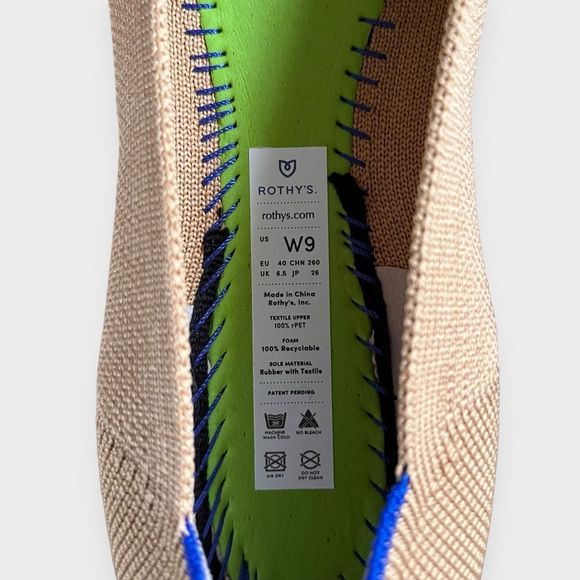 NEW Rothy’s The Point Camel 9 Pointed Toe Slip On Flats Tan Comfortable Flats - Picture 5 of 7